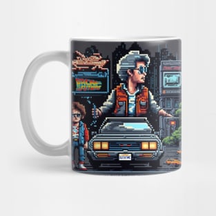 Back to the future pixelated art Mug